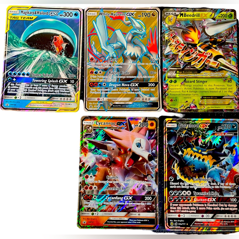 Rare jumbo Pokémon cards